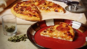 Cannabis Edibles - marijuana pizza