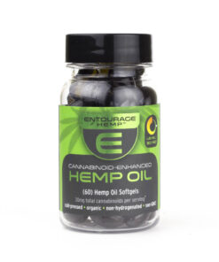 Entourage Cannabinoid Enhanced Hemp Oil Softgels 60 Pack