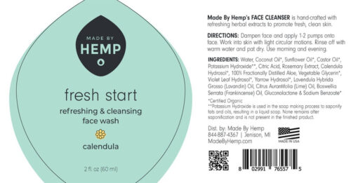 Made By Hemp: Face Cleanser -- 2oz - Image 2