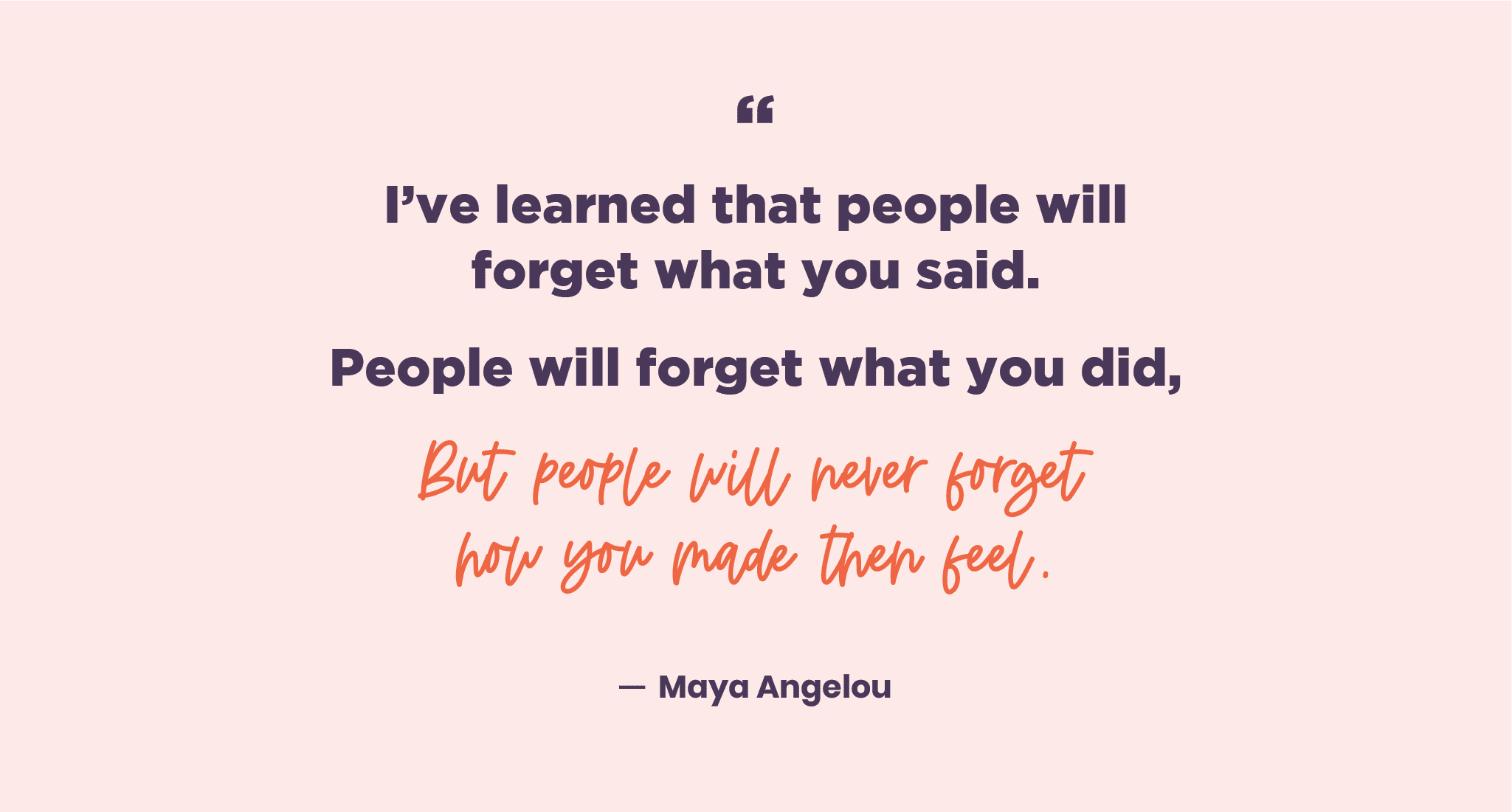 Maya Angelou inspirational quote