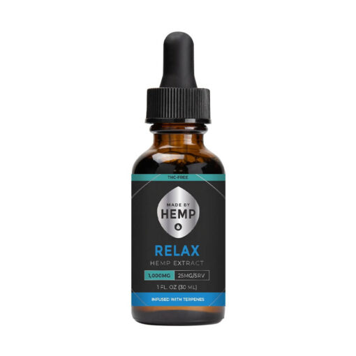 Made by Hemp: Relax THC Free CBD Tincture (500mg, 1000mg, 2000mg) - Image 4