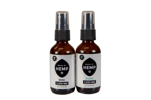 Made by Hemp - Broad Spectrum THC Free Natural Spray, 1.9oz/1200mg