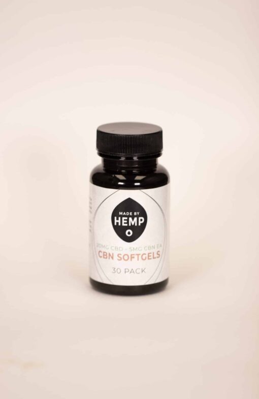 Made by Hemp -  CBN Softgels, 20mg CBD / 5mg CBN - 30ct - Image 3