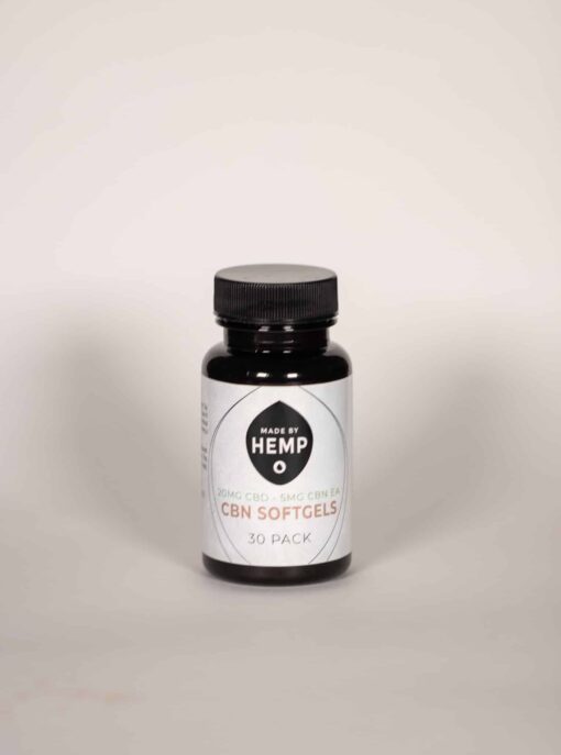 Made by Hemp -  CBN Softgels, 20mg CBD / 5mg CBN - 30ct - Image 2