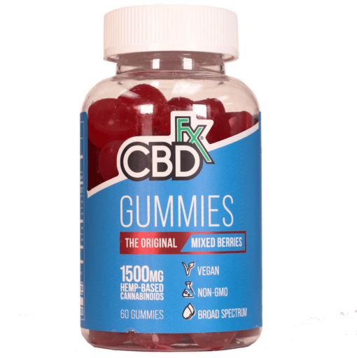 CBDfx Gummies - Hemp Gummy Bites Mixed 50mg Berry