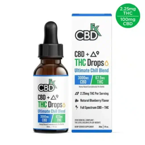 CBDfx - Tincture - Ultimate Chill Blend CBD - Delta 9 THC