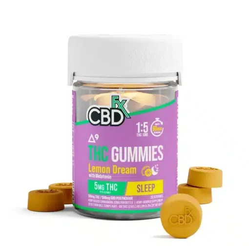 CBDfx - Lemon Dream - 5mg THC - 25mg CBD - 500 mg total