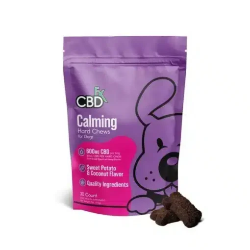 CBDfx - Dog Calming Chews Hard - 20mg CBD Each